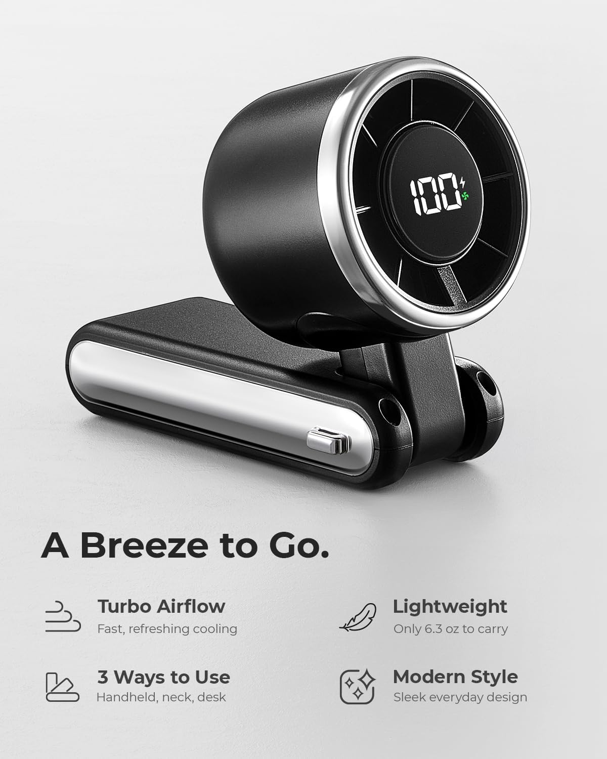 Detalle 2 de Bearwind Portable Handheld Turbo Fan