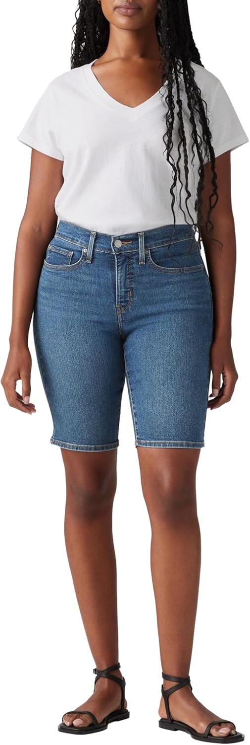 Thumbnail 4 de Levi's Women's Plus-Size Shaping Bermuda Shorts – Denim mit Shape-Effekt