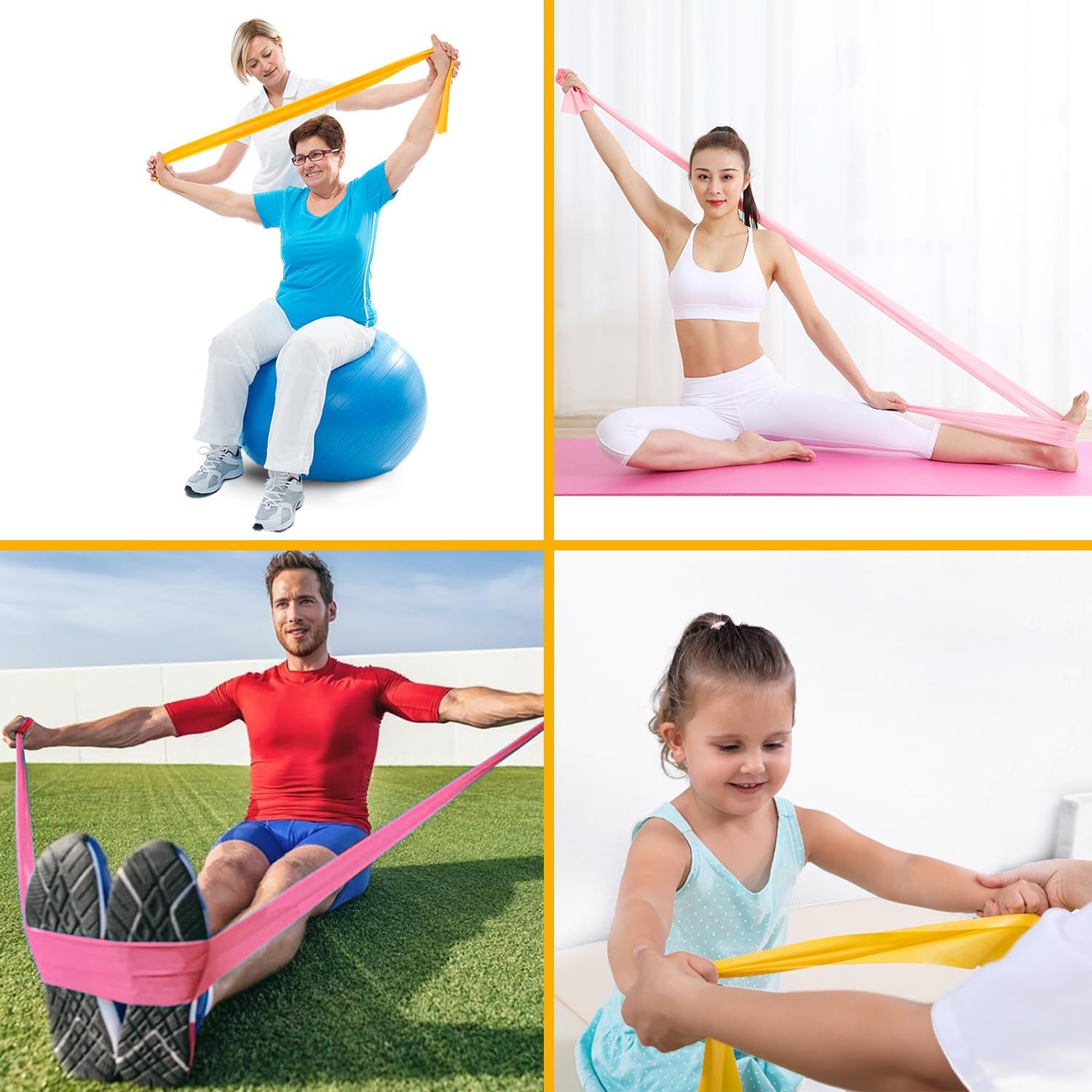 Detalle 2 de Elastici Palestra 2 Pezzi da 20 lbs – set completo per allenamento a casa e in palestra