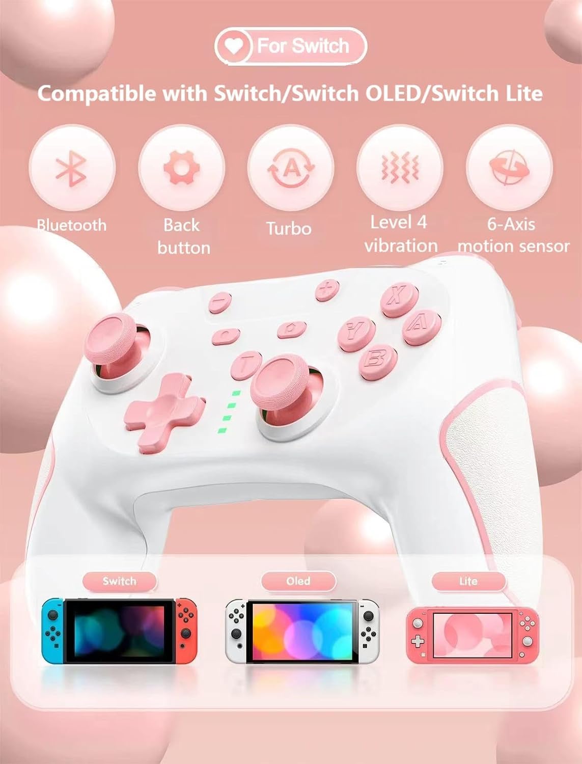 Detalle 2 de Matbip Wireless Pro Controller 600mAh