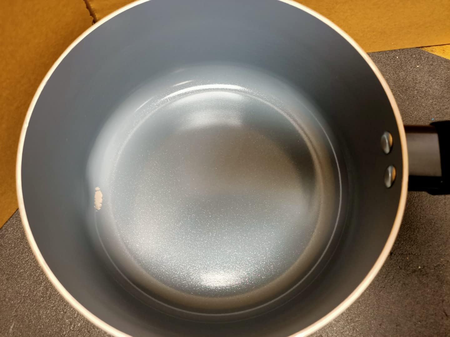 Detalle de MasterClass keramische steelpan van 20 cm voor inductie, met antiaanbaklaag