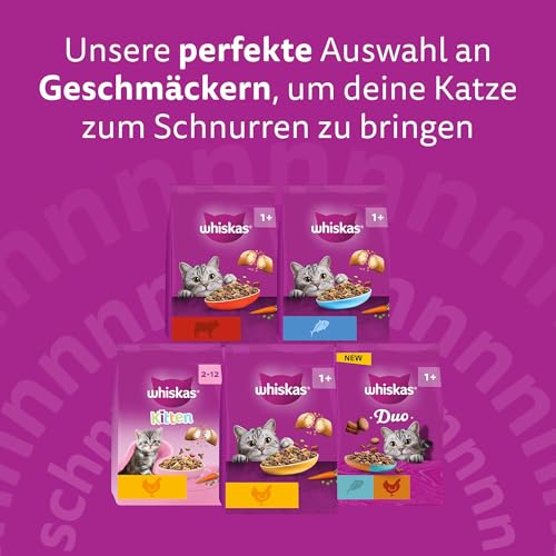 Thumbnail 7 de Whiskas Trockenfutter für ausgewachsene Katzen mit Huhn – 3,8 kg