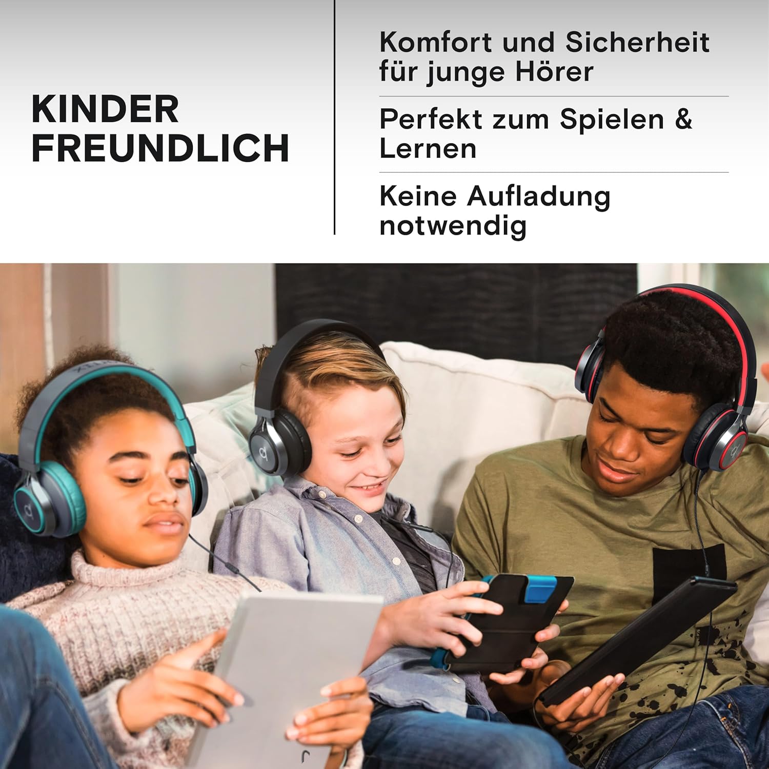 Thumbnail 5 de ARTIX CL750 Premium Wired On-Ear Kopfhörer mit Mikrofon – Noise Isolating, faltbar, 3,5 mm Klinke