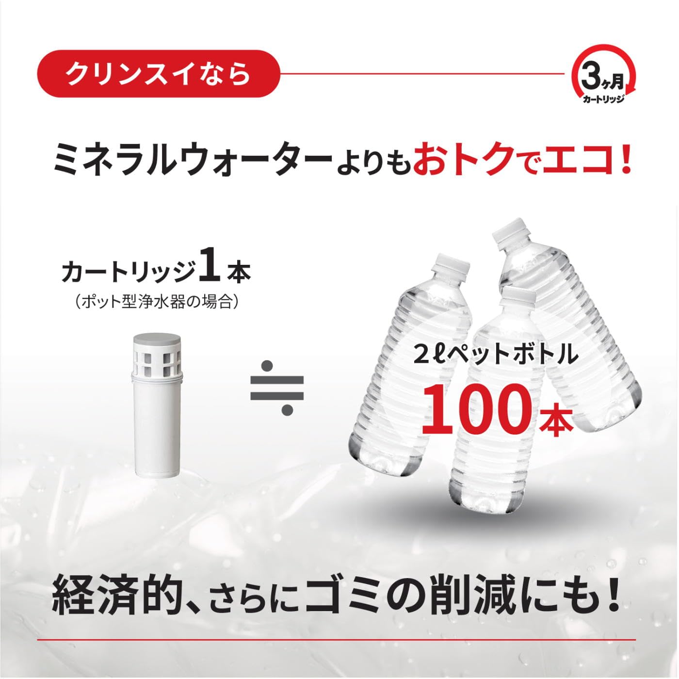 Thumbnail 6 de 三菱ケミカル・クリンスイ CP518-GR ポット型浄水器 ろ過水容量2.2L・全容量3.6L