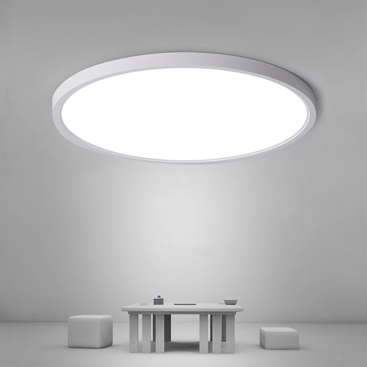 Detalle de Comely 037UK-30925706 led-plafondlamp Ø 30 cm, 24 W, IP44, 6500 K