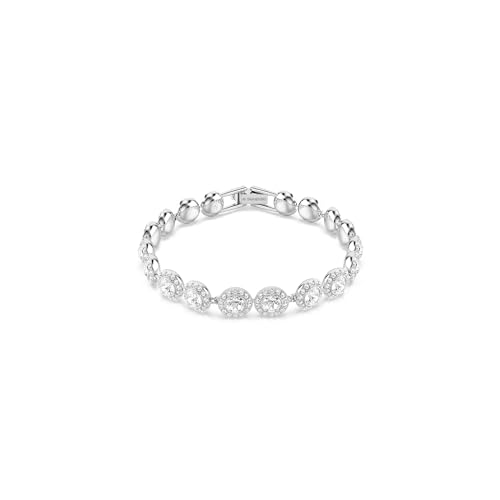 Detalle 2 de Swarovski Una Angelic Tennis Bracelet – Clear Crystals in Rhodium Finish