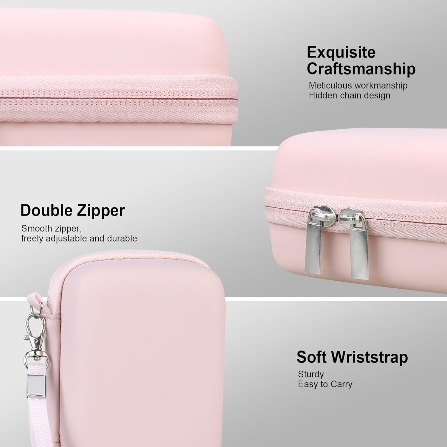 Thumbnail 4 de RAIALL Pink Carrying Case for Canon IXUS 185/285 and Sony Cybershot W830