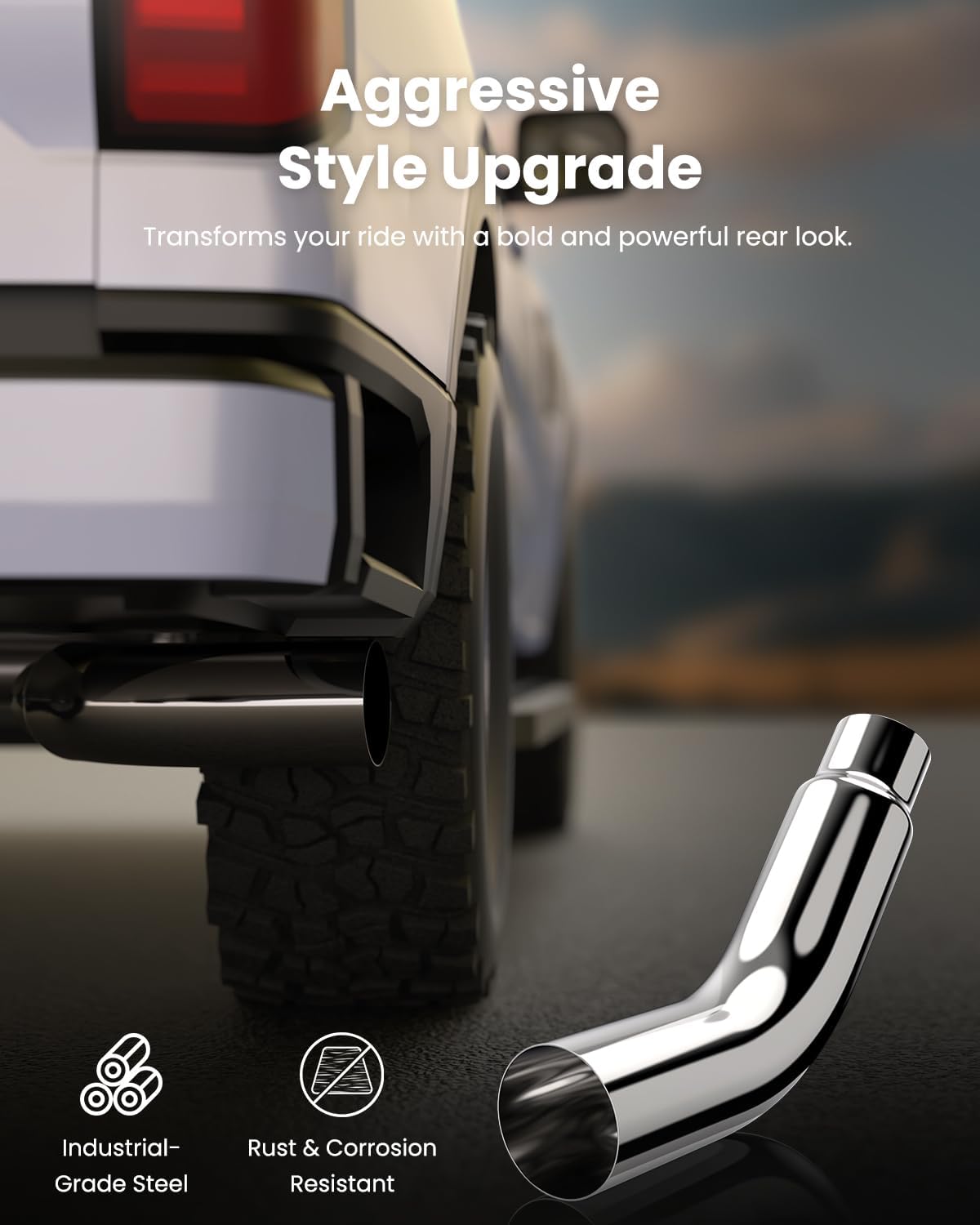 Thumbnail 4 de JY PERFORMANCE 5 Inch Diesel Elbow Tip 23