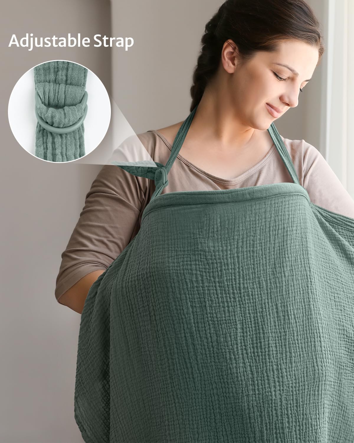 Thumbnail 6 de Blissful Diary Muslin Nursing Cover