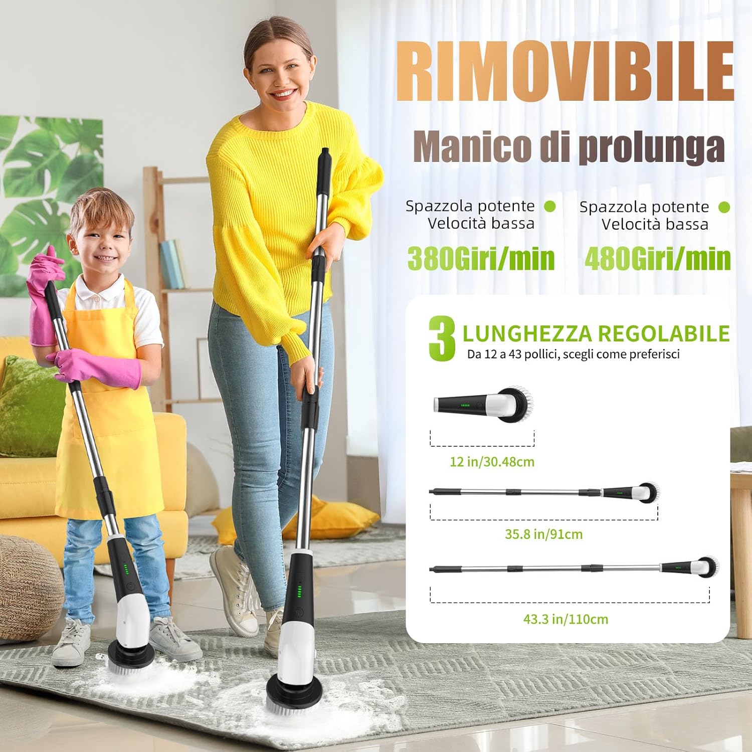 Thumbnail 1 de Spazzola elettrica rotante YKYI 8 testine