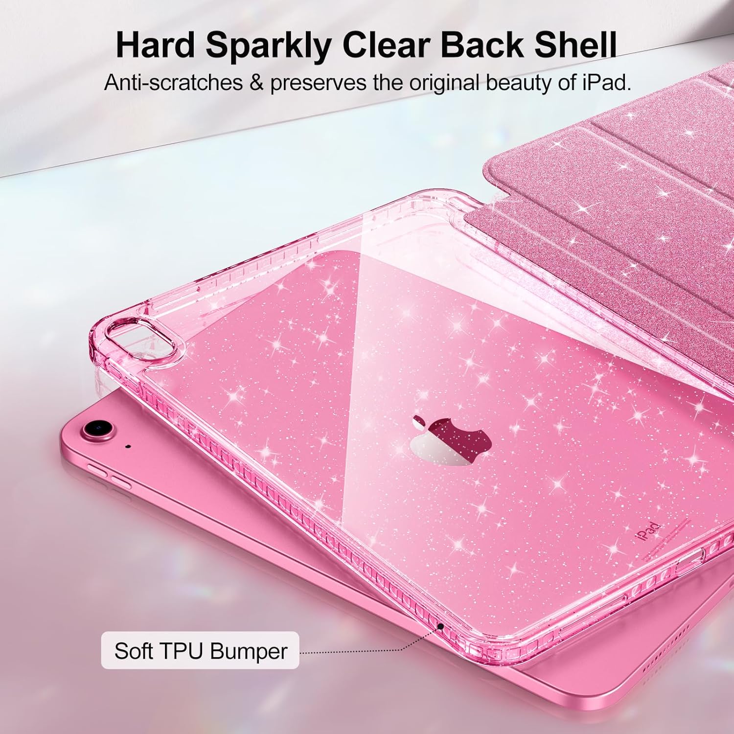 Detalle de FINTIE Glitter Case for iPad 11 Inch with Pencil Holder