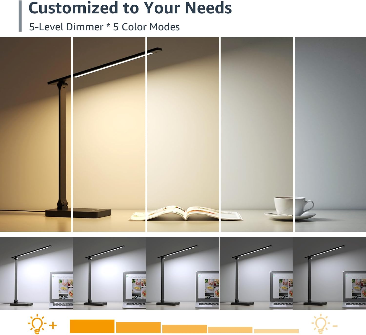 Detalle 2 de Lepro Desk Lamp 9.2W dimmable LED desk lamp