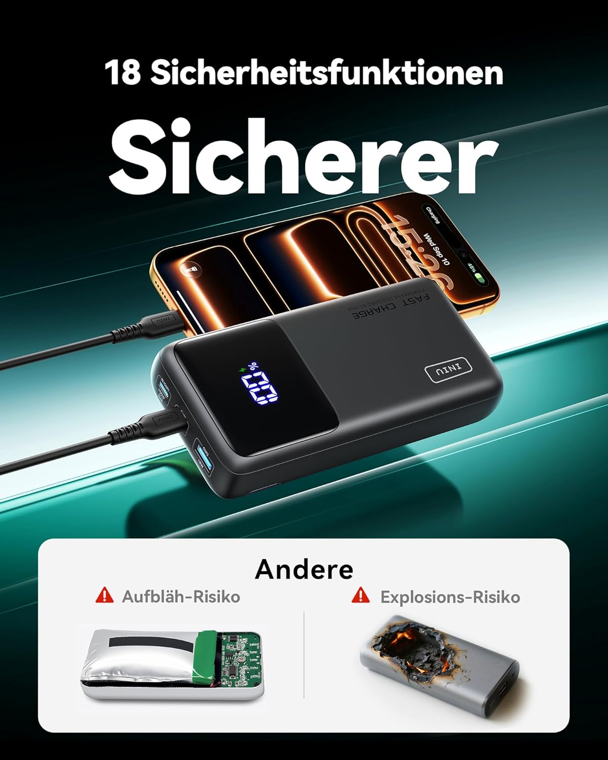 Thumbnail 5 de INIU Laptop Power Bank 25.000 mAh 📱