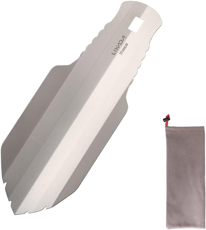 Detalle de Lixada KSQ9123481751837TV titanium handschop, opvouwbaar en 35 g