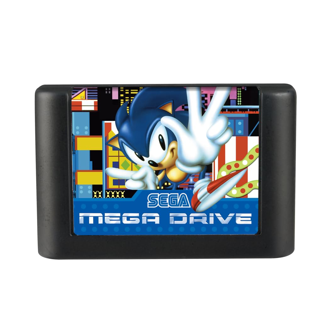 Detalle de Sammler-Replik Faltbare Retro-Konsole SEGA Mega Drive – Sonic Boss Bundle mit 4 Supervillain-Figuren und Sonic 1 Diorama