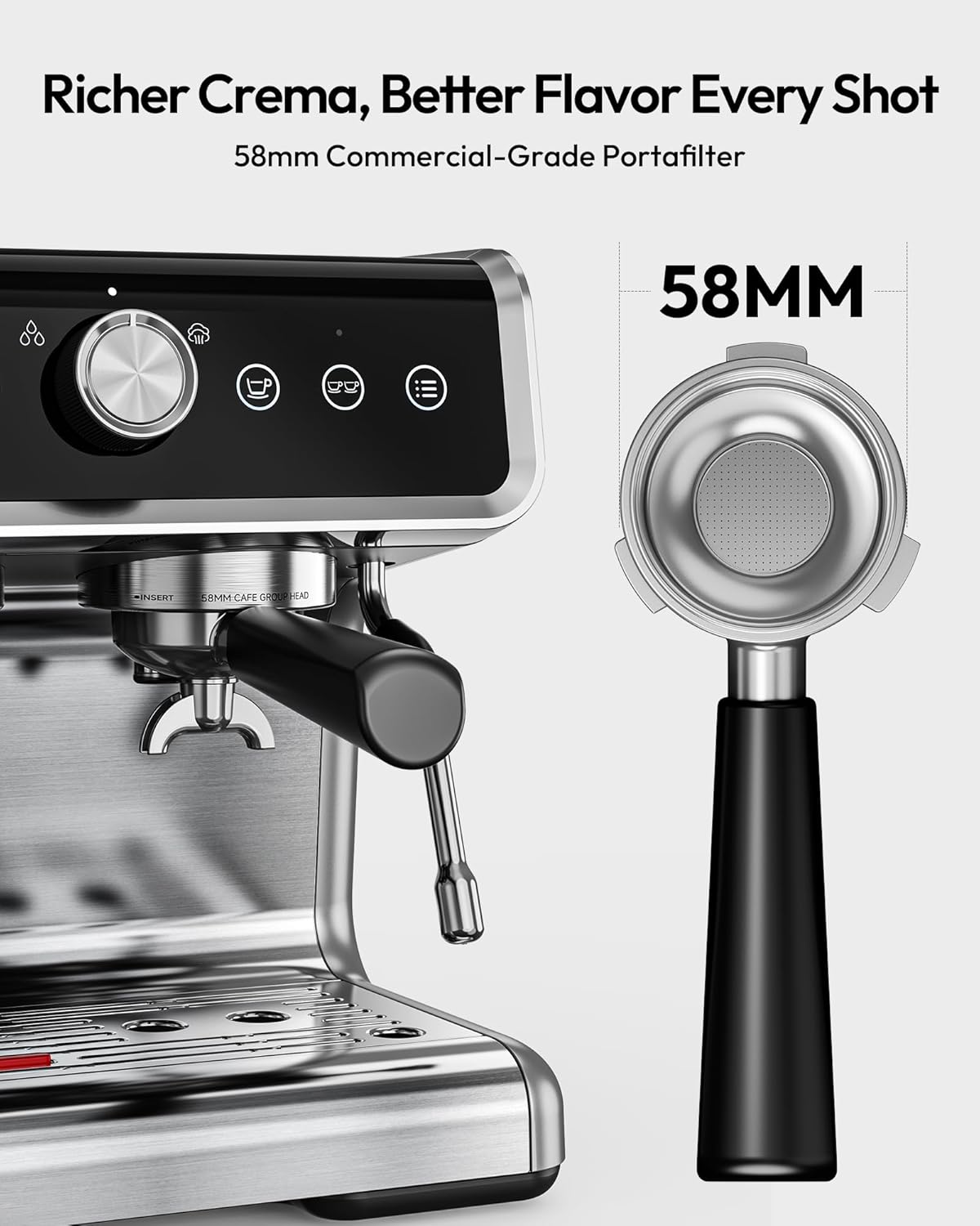 Thumbnail 6 de EUHOMY 20 Bar Espresso Machine ⚙