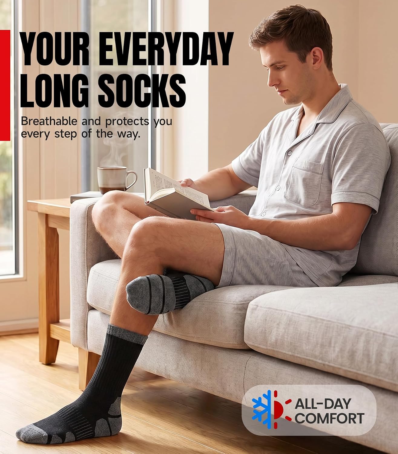 Thumbnail 6 de Merino wool hiking socks 3 pairs