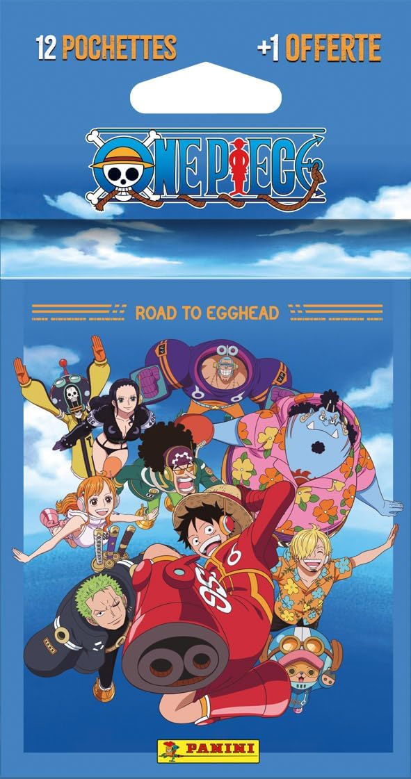 Detalle de Panini One Piece Road to EGGHEAD Blister: 12 tasche + 1 omaggio di adesivi