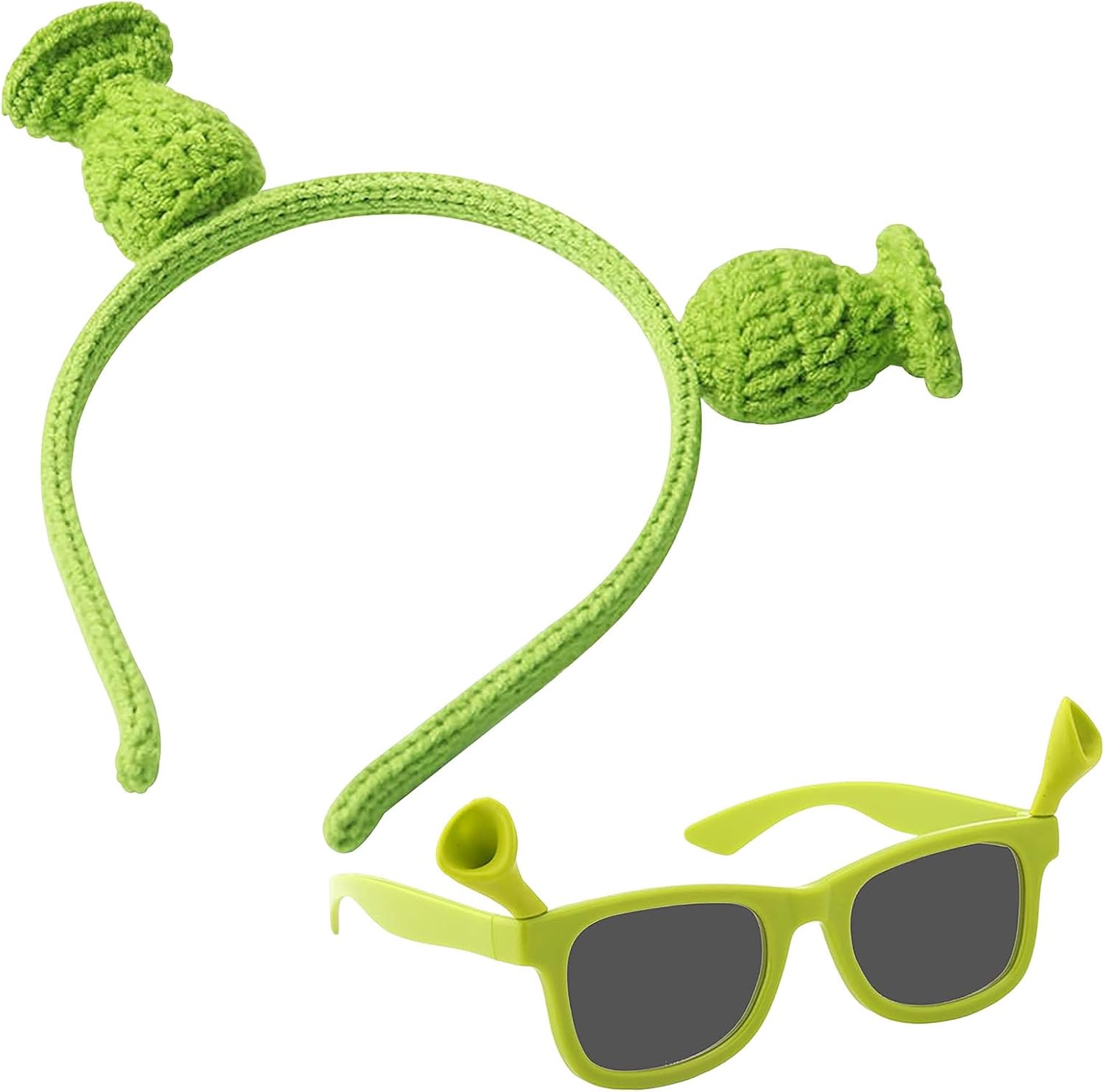 Thumbnail 6 de Tiny Chou Green Ogre Ears Headband for Fiona-Inspired Cosplay