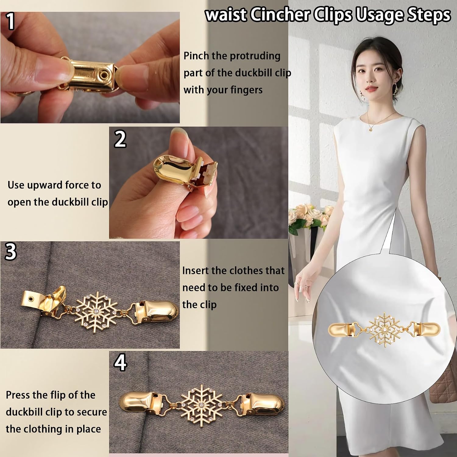 Thumbnail 5 de TEJSP Waist Cincher Clips 2-Piece Set