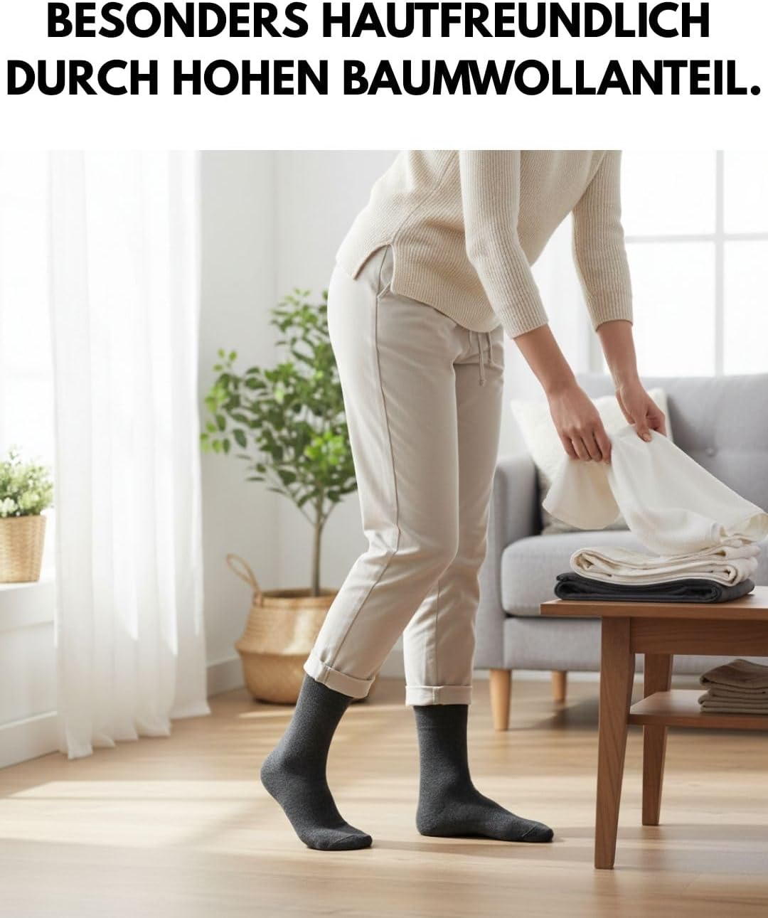 Thumbnail 6 de sockenkauf24 10 Paar Diabetikersocken ohne Gummibund und ohne Naht (Baumwolle) für Damen & Herren