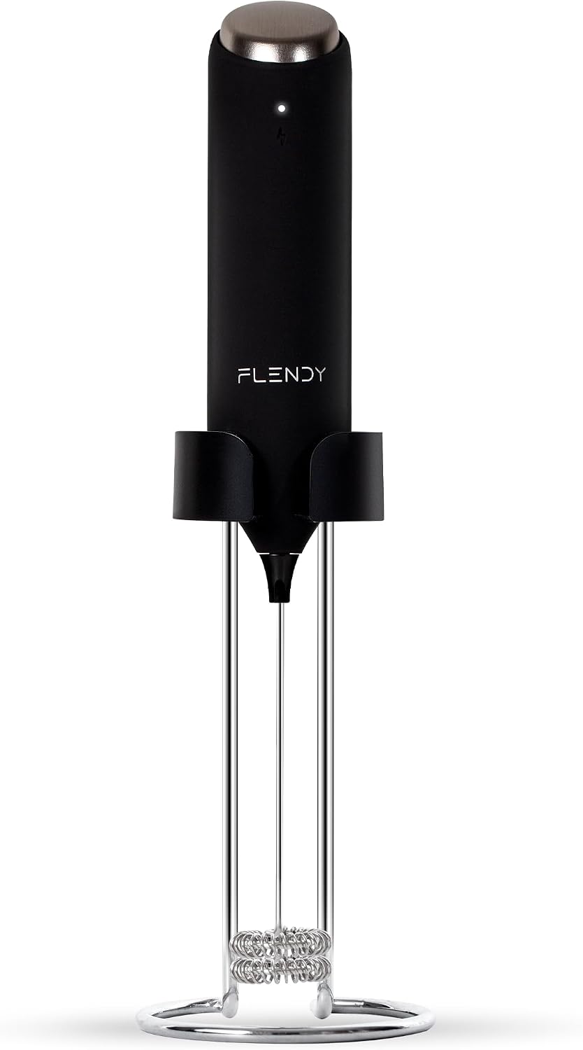 Thumbnail 6 de Flendy Rechargeable Milk Frother Handheld: 2-in-1 USB-C Charging with Stand