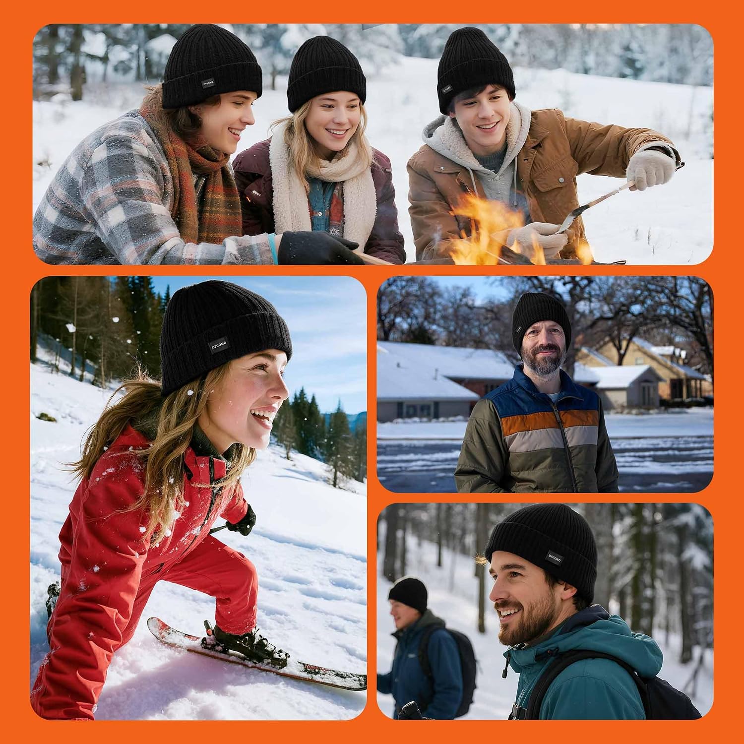 Thumbnail 6 de DTUOMO Merinowolle Mütze Unisex Beanie 256 GB?