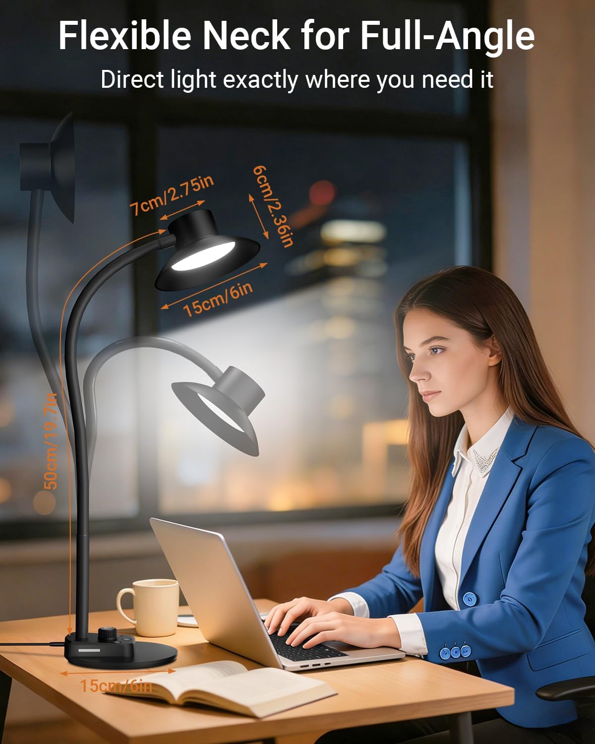 Detalle 2 de Desk Lamp 12V 2A eye care dimmable