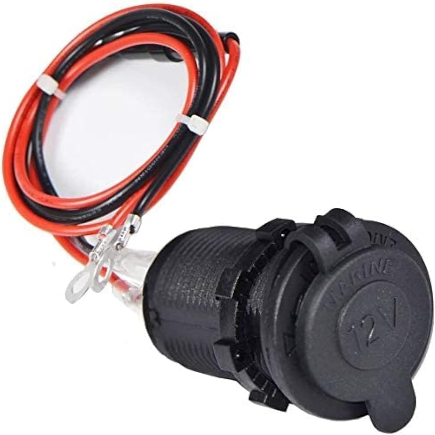 Thumbnail 6 de 12V wasserdichte Steckdose für Zigarettenanzünder (Marine Grade), Spritzwasser- und Staubschutz – 60 cm Kabel (3 Stück)