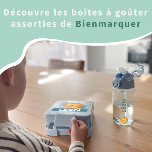 Thumbnail 5 de BIENMARQUER Gourde Enfant Personnalisable 450 mL avec Paille Anti-Fuite