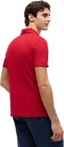 Detalle de Tommy Hilfiger Polo de Manga Corta Hombre 1985 Slim Fit – Multicolor (Medium Red)
