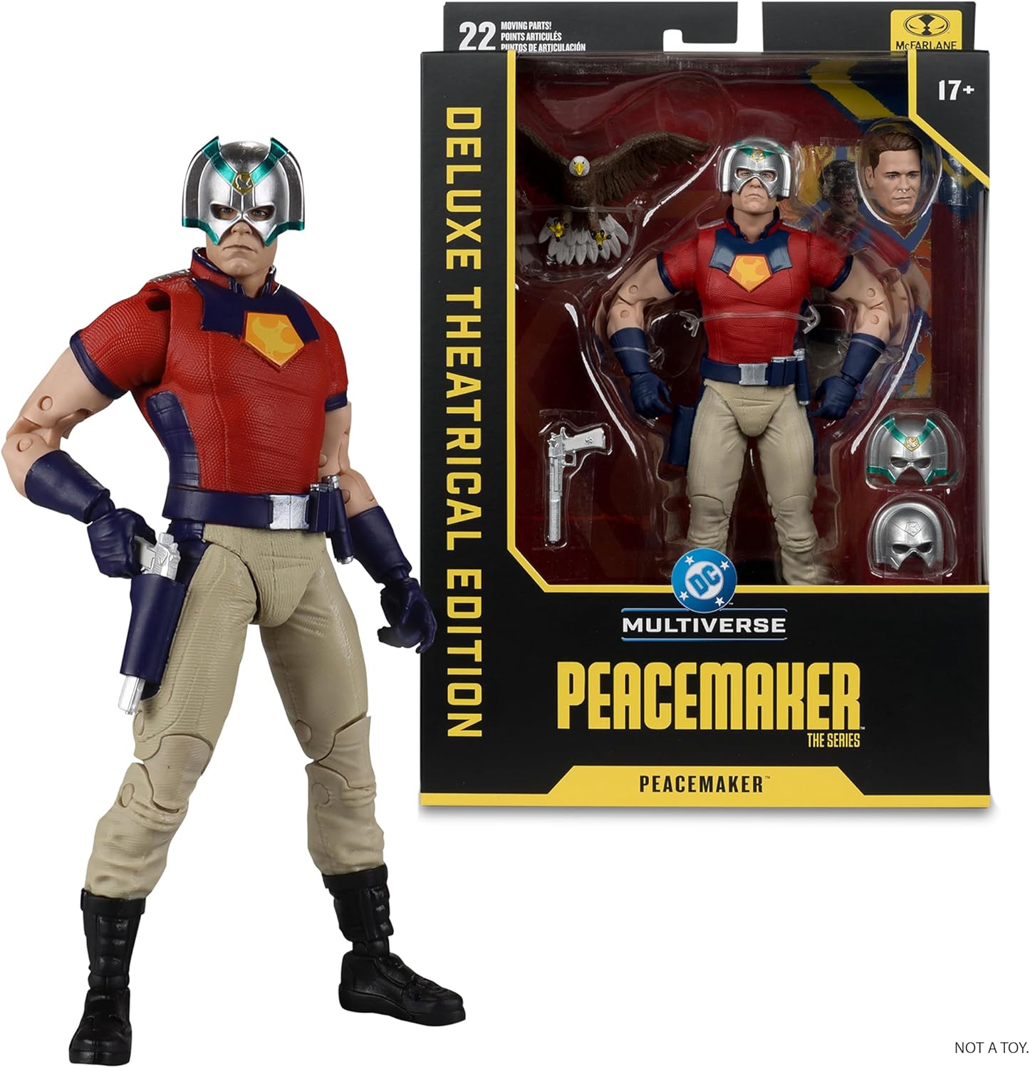 Thumbnail 6 de McFarlane DC Cinema Statuetta Deluxe 18 cm Wave 2 – Peacemaker (Stagione 2)