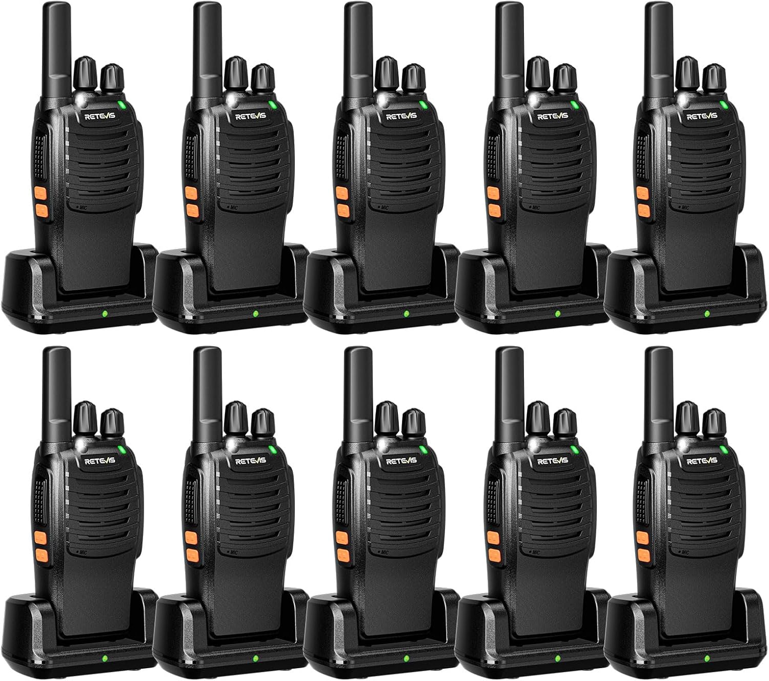 Detalle de Retevis H-777 2 Way Radio 10 Pack