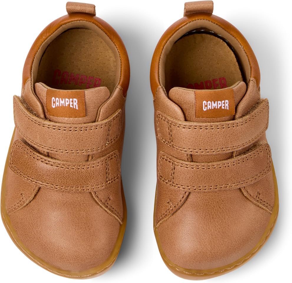 Detalle de Camper Peu Cami K800405Basket – Unisex Kinderleder-Sneaker in Nude