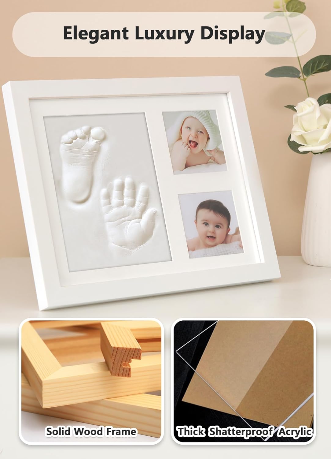 Thumbnail 4 de PewinGo Footprint & Handprint Clay Kit for Babies