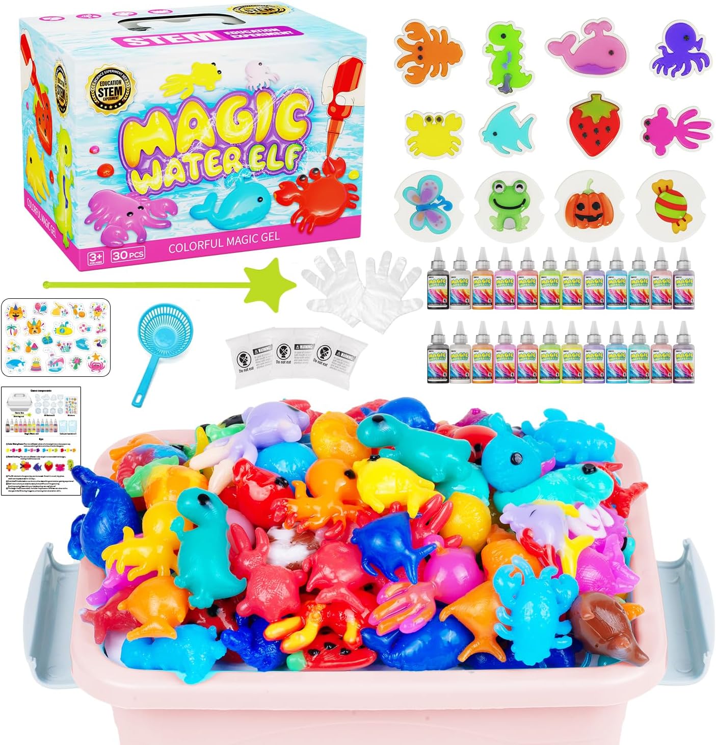 Detalle de Magic Water Toy Elf Kit 12-color water gel toys