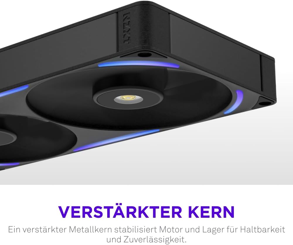 Thumbnail 6 de NZXT F280X Lüfter 2x140mm PWM RGB