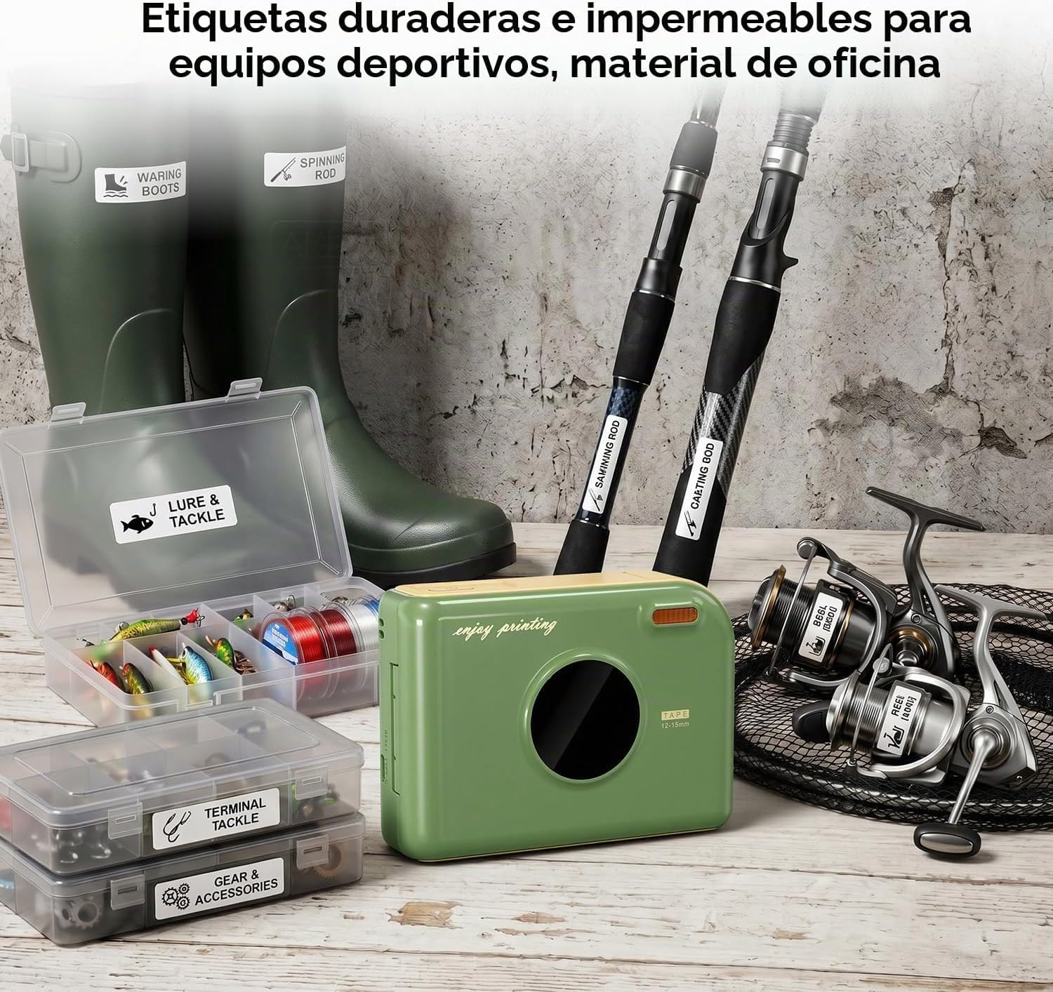 Detalle 2 de Phomemo A30 Ribbon Label Printer: Bluetooth, Portable, and Ready for Gift Wrapping