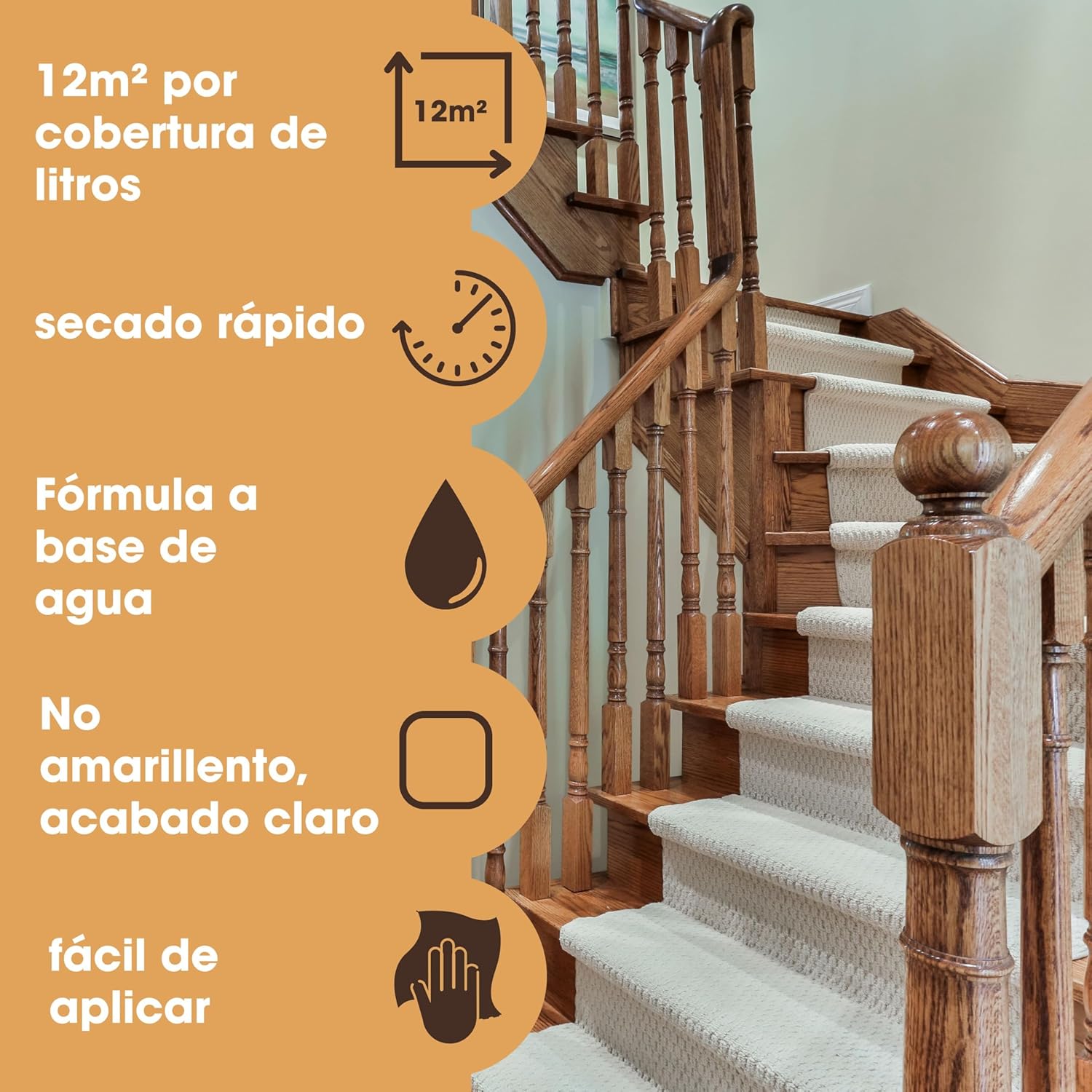 Detalle 2 de Barniz de madera interior extra resistente 250 ml