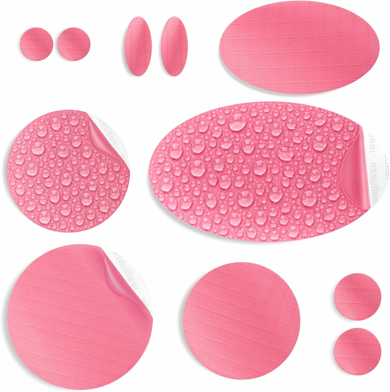 Detalle de aZengear Repair Patches DIY kit (11 pcs) for down jackets, tents, shoes & more