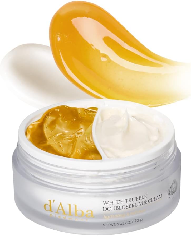 Detalle de d'Alba Double Serum & Cream 70g crema e siero