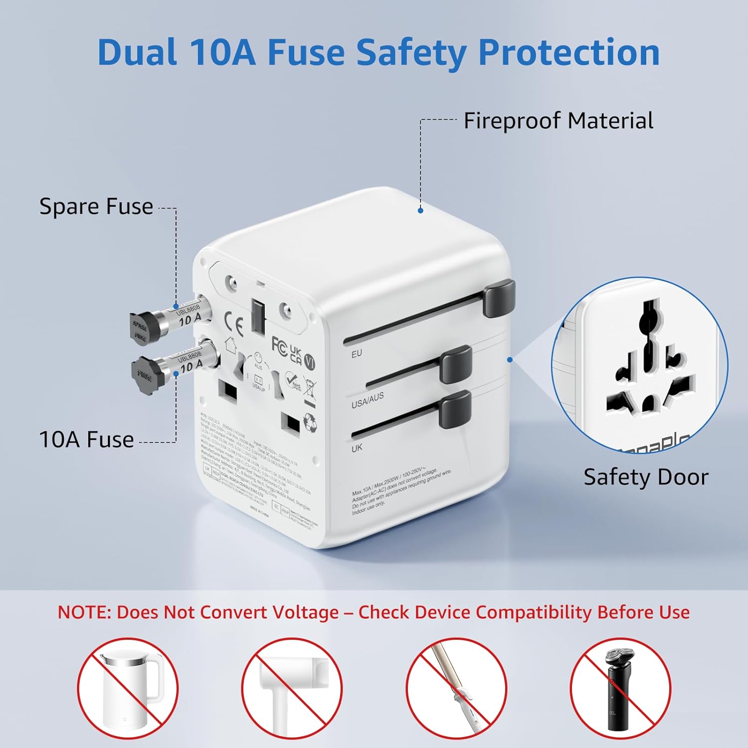 Thumbnail 5 de Universal Travel Adapter 25W with PD