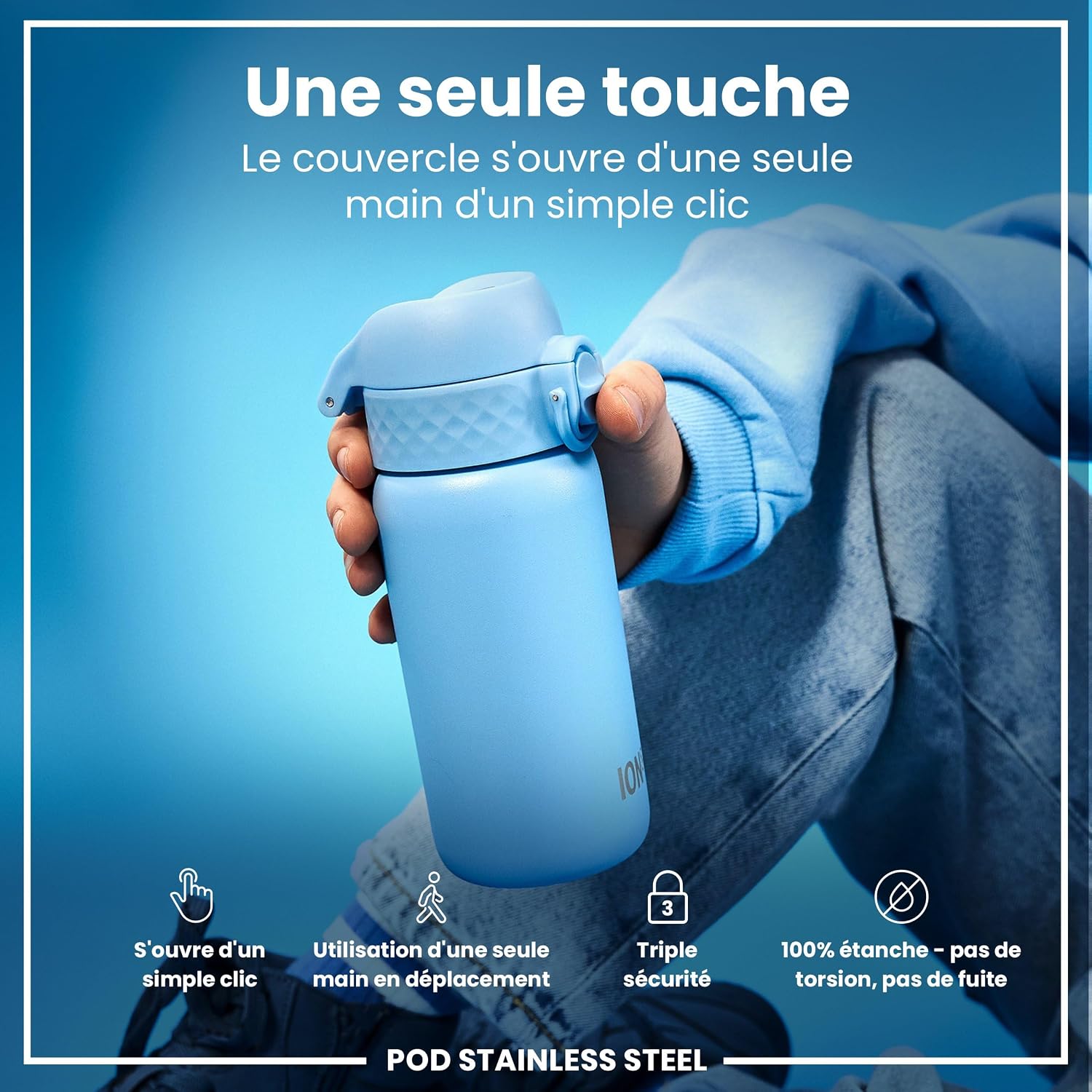 Detalle de ion8 Gourde Enfant 400ml