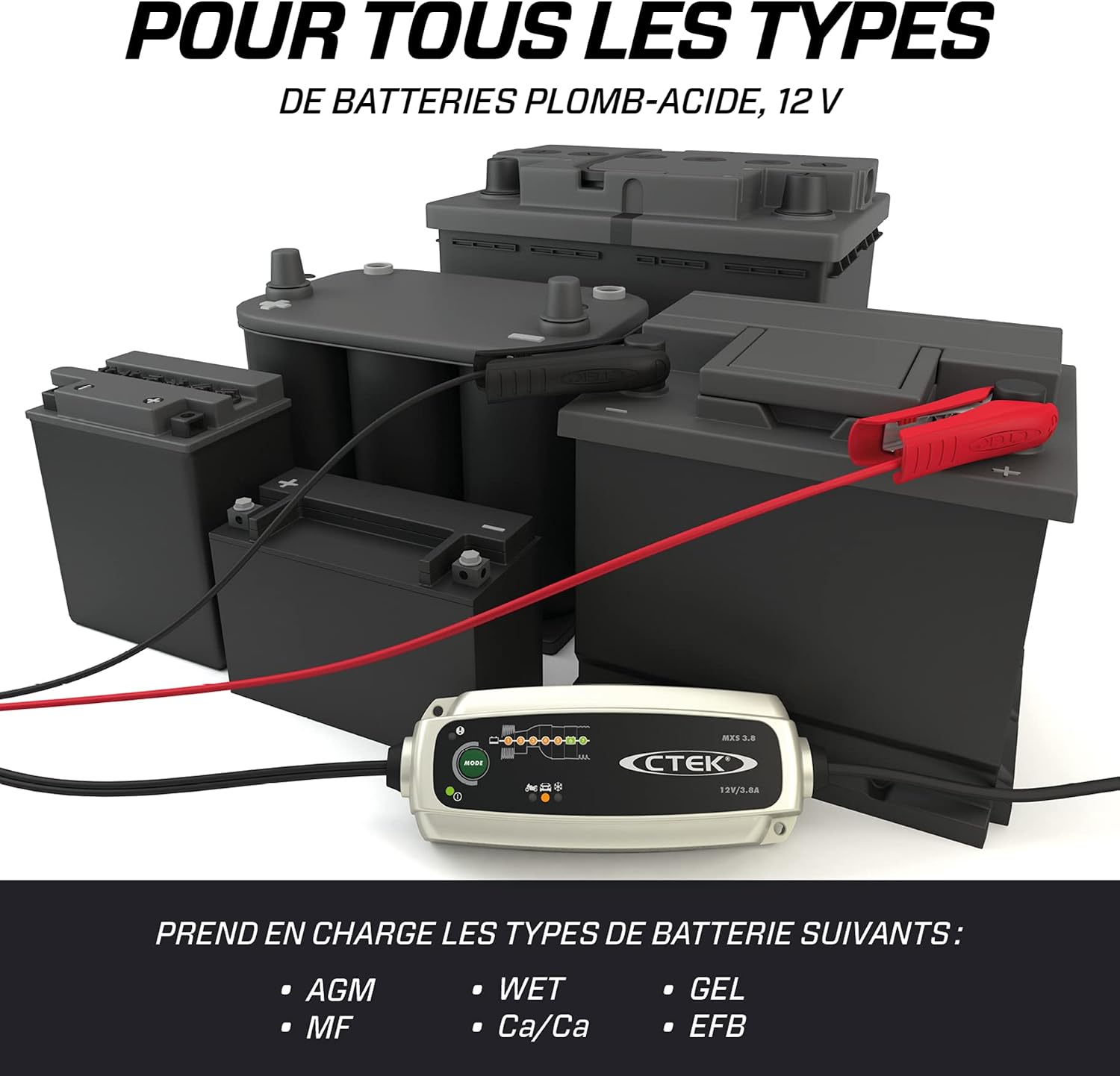Detalle 2 de CTEK MXS 3.8 chargeur de batterie