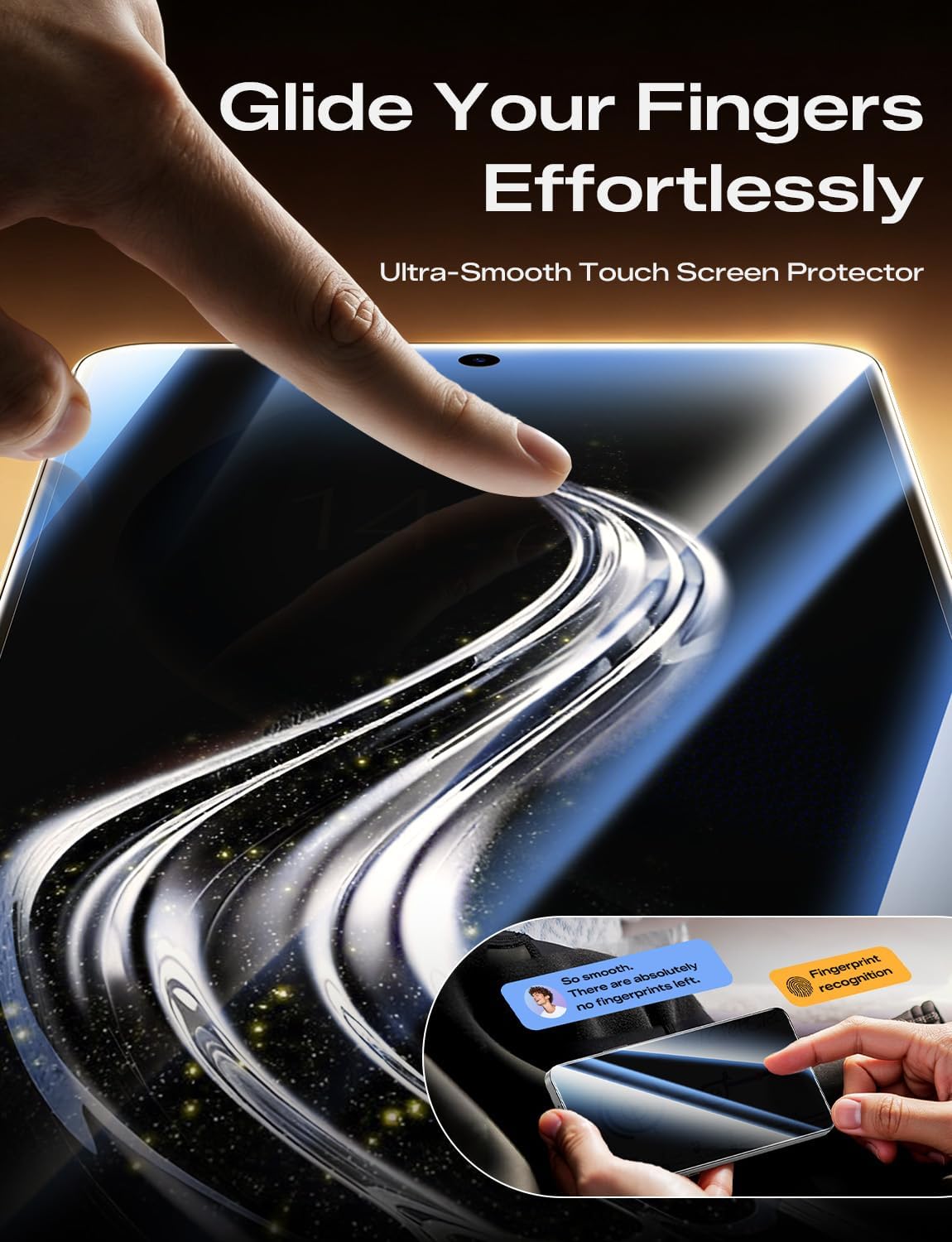 Detalle de MagicJohn 2-Pack 3rd Gen Privacy Screen Protector for Samsung Galaxy S26 Ultra