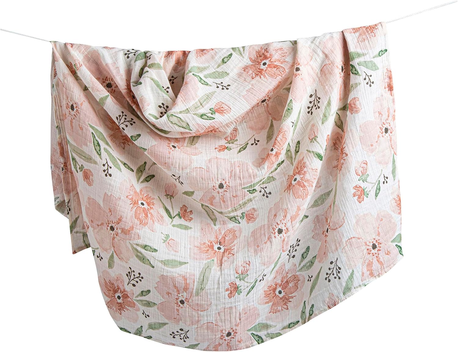 Detalle 2 de Crane Baby スワドルラップ 2枚セット ウォッシュコットン・収納巾着付き