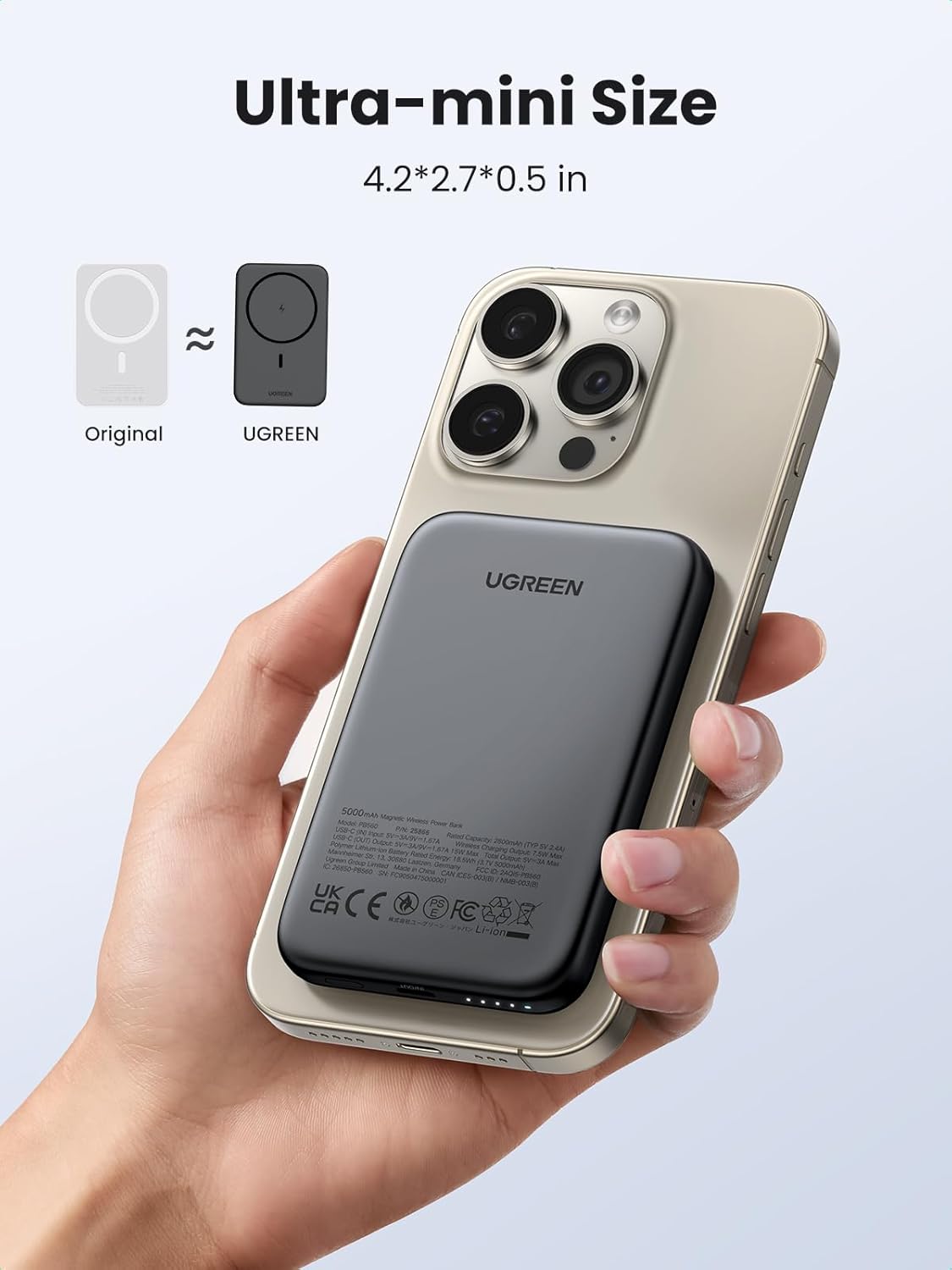Thumbnail 3 de UGREEN Nexode MagSafe Power Bank 5000mAh