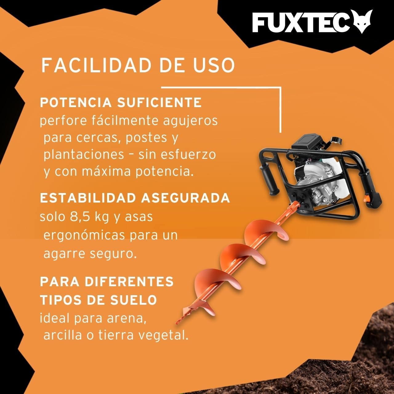 Thumbnail 4 de FUXTEC FX-EB143ECO ahoyador 42,7 cm³