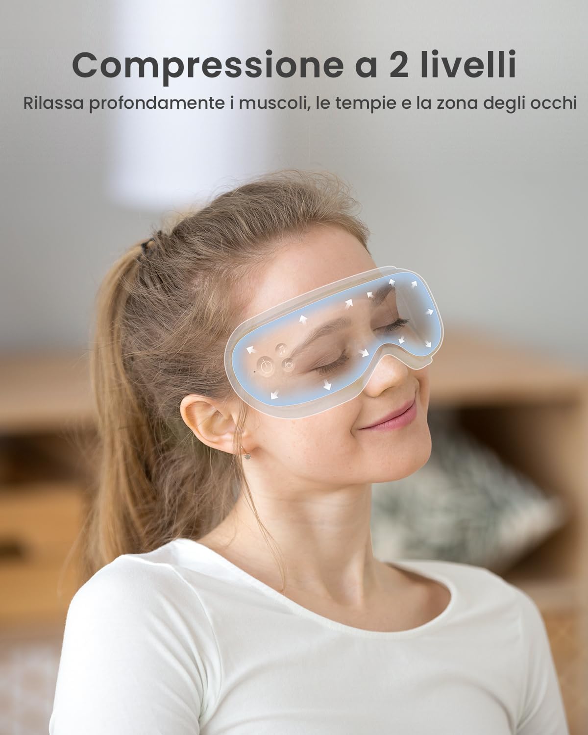 Thumbnail 2 de RENPHO Eyeris 1 massaggiatore per gli occhi con calore e telecomando