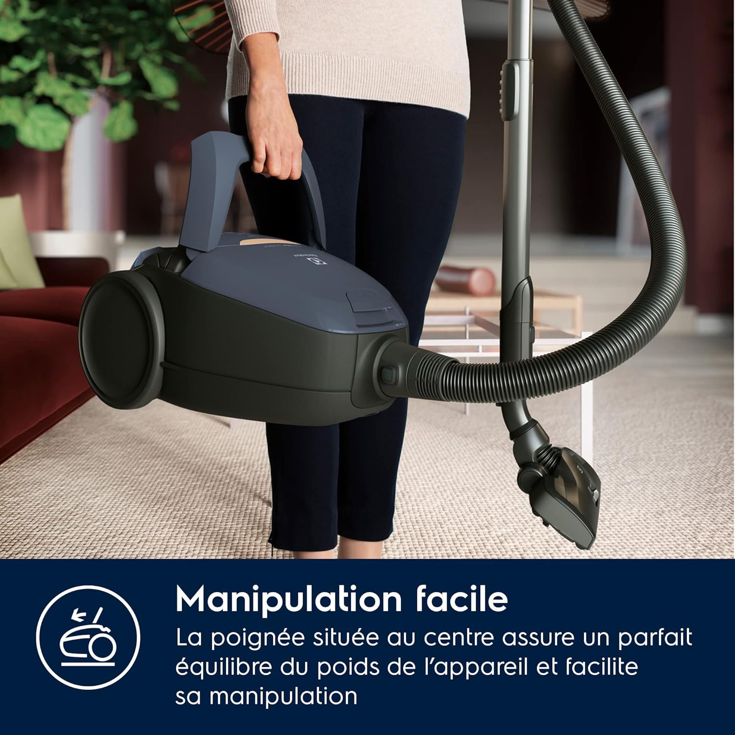 Thumbnail 6 de Electrolux Pure D8 PD82-8DB : Aspirateur traîneau avec sac, ultra silencieux et commandes à distance